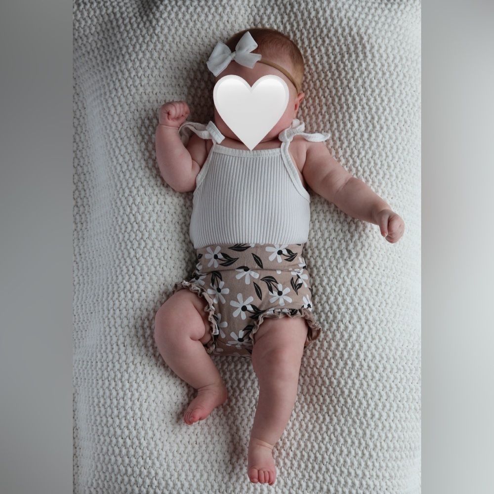 Neutral Floral Bloomers - Baby - Picture 3 of 3